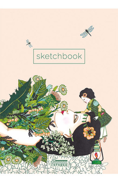 Блокнот (скетчбук) «Моя мама: Цветущий сад»
