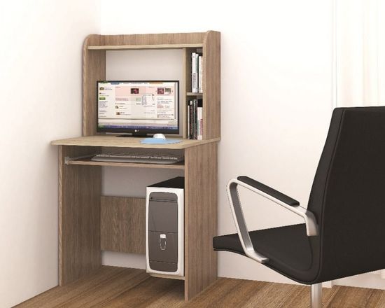 Стол письменный ГРЕТА-1 ясень шимо / дуб сонома