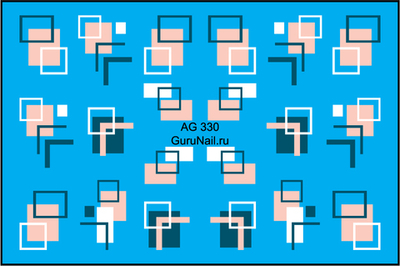 Gurunail Слайдер-дизайн 330 Геометрия