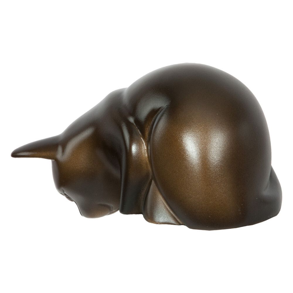 Статуэтка Кошка на полку Бронза