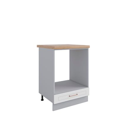 Кухня Модуль СДШ 600 Квадро Белый кожа