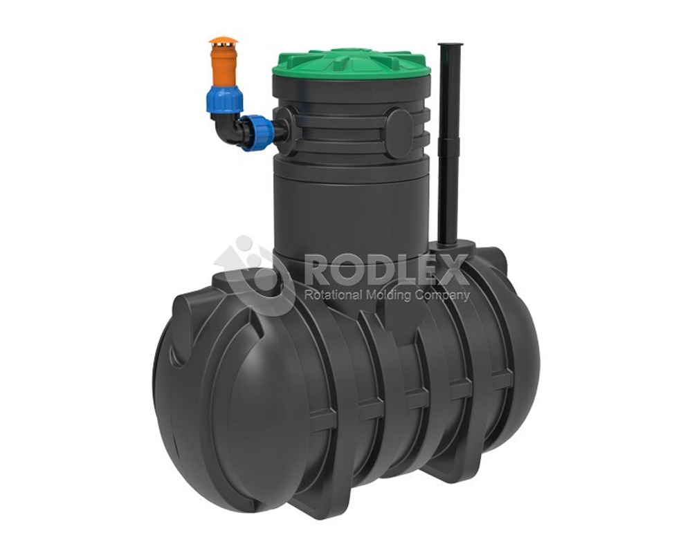 Емкость для топлива 5000 л. Родлекс DT 5000 л. горизонтальный (2400x1740x2430см;220кг;) - арт.559680