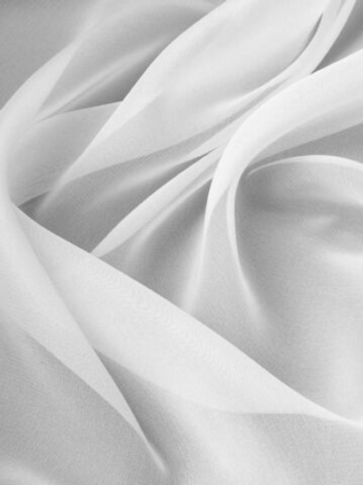 Шифон, белый, мультишифон