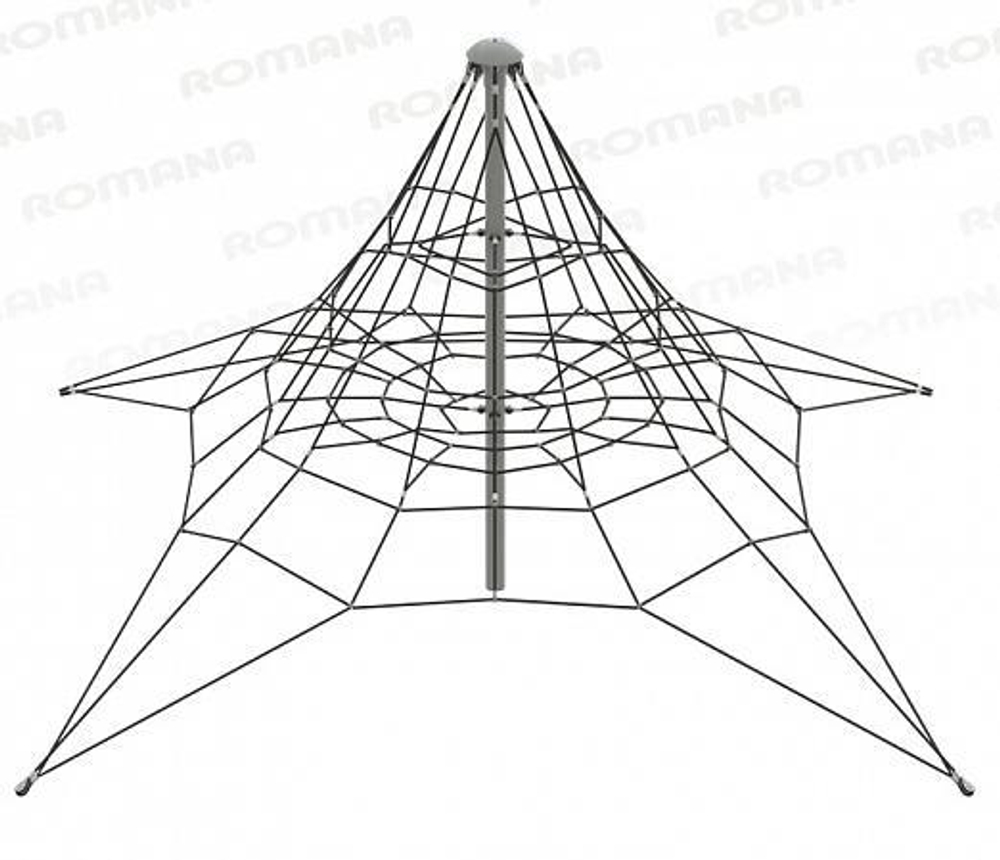 Канатный лаз Romana 601.01.02 для уличной площадки