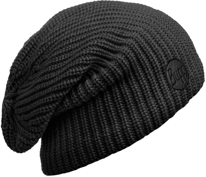 Вязаная шапка-бини Buff Drip Black Фото 1