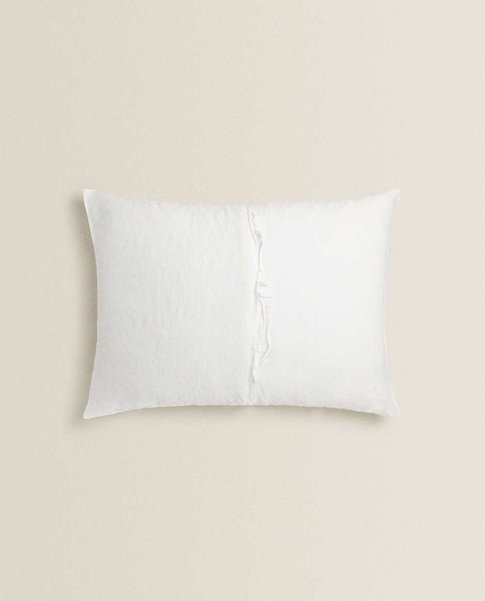 ZARA HOME ОДНОТОННЫЙ ЧЕХОЛ ДЛЯ ДЕКОРАТИВНОЙ ПОДУШКИ, БЕЛЫЙ