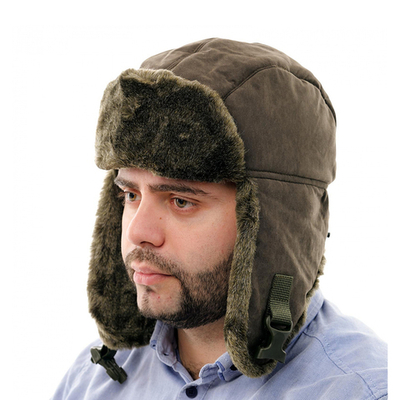 Шапка-ушанка Taiga (Тайга) (исландия, хаки) PRIDE