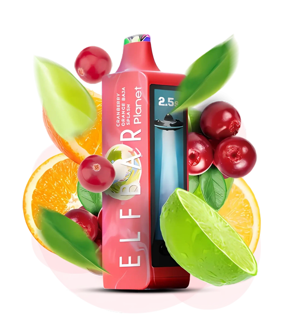 Elf Bar Planet 25000 - Cranberry Orange Baja Splash (5% nic)
