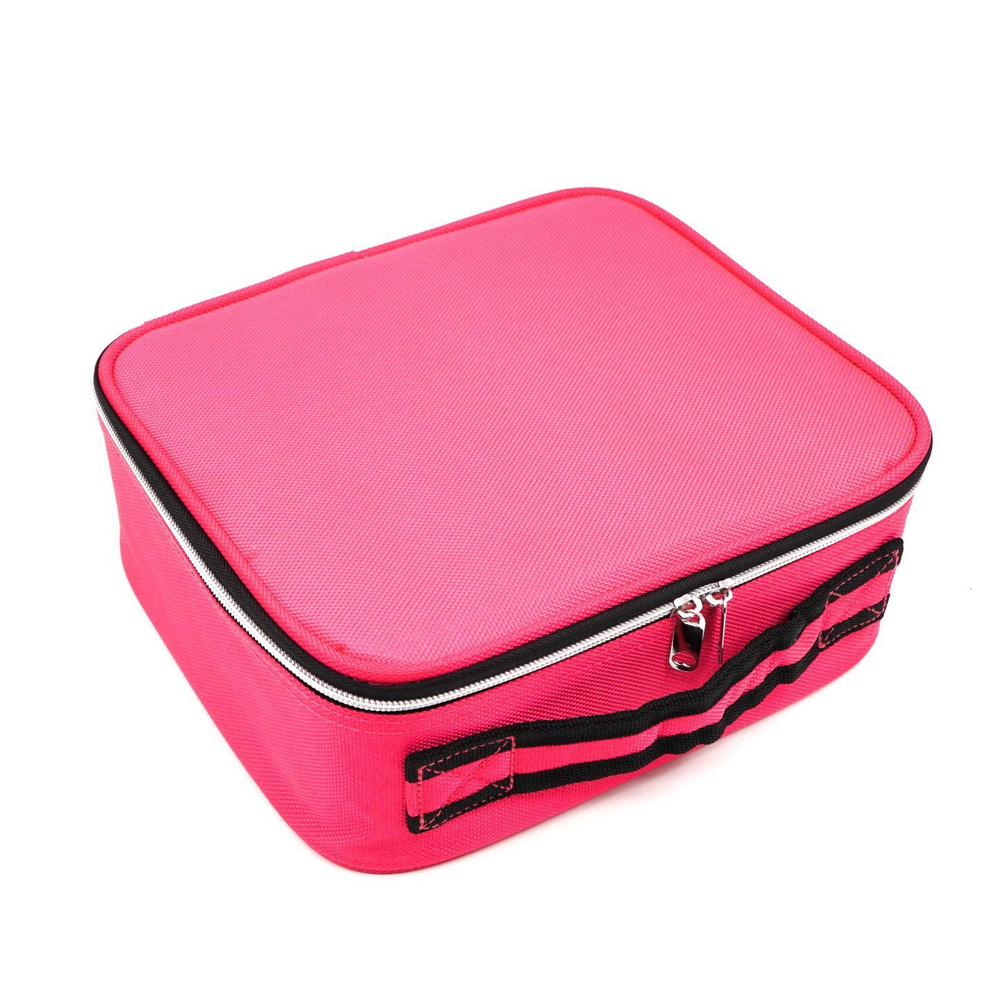 Кейс для мастера малый с зеркалом (26*23*9,5) голубой