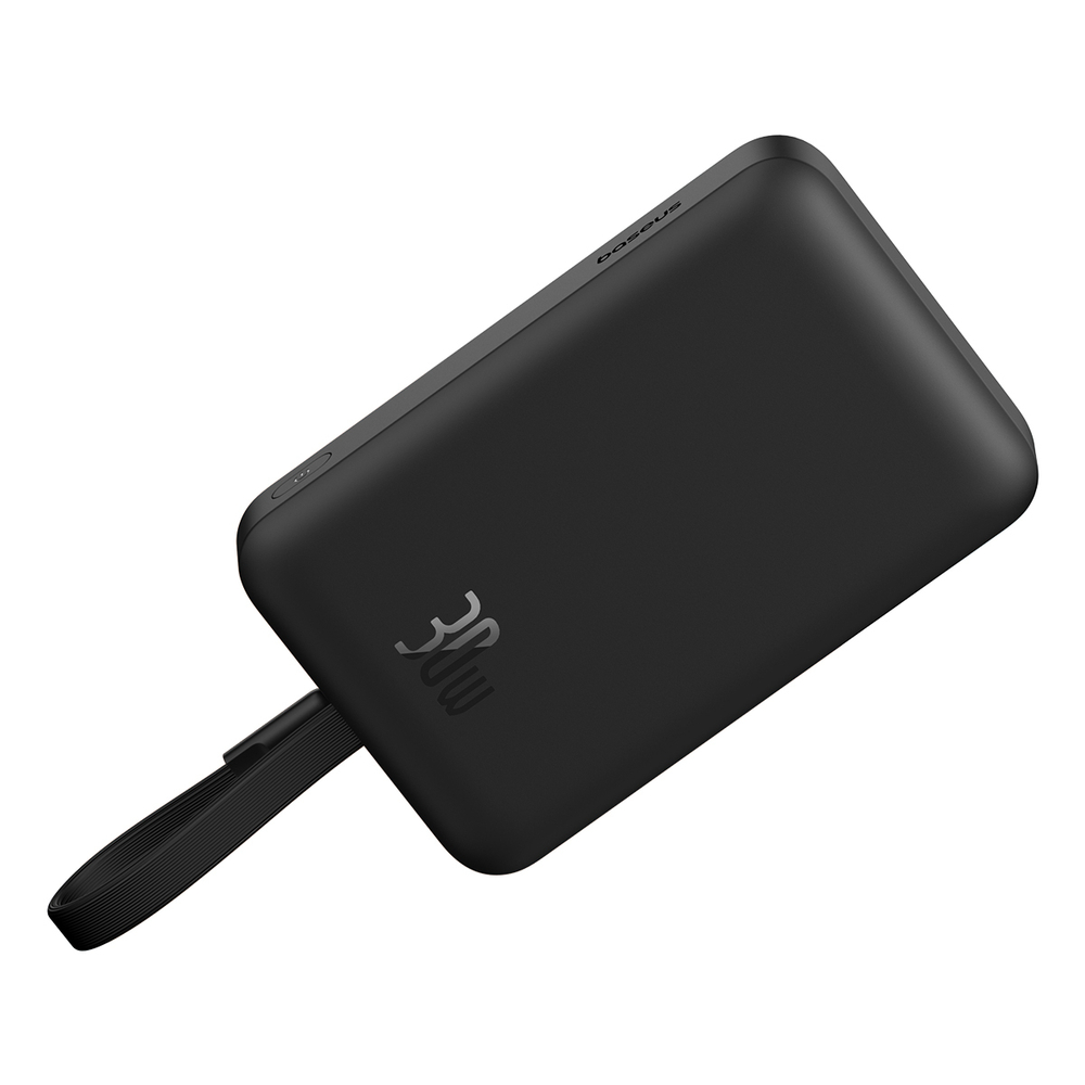 Внешний аккумулятор + Беспроводная зарядка Baseus Magnetic Mini Type-C Edition 2C+Qi 10000mAh 30W (MagSafe) - Cluster Black