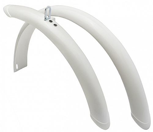 Крылья 16"-18" полноразмерные FD-21-2F/R пластиковые белые