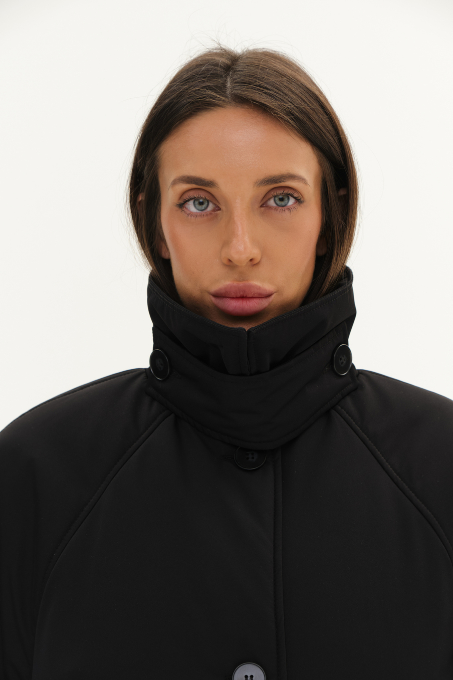 Утепленный плащ MAMIN | Черный