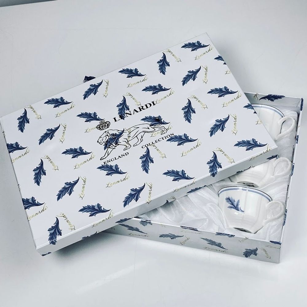 Lenardi 305-269 Кофейный набор 12пр.120мл АНДОРРА в под.уп.(х12)Фарфор