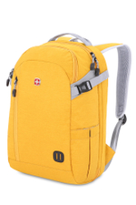 Яркий вместительный качественный с гарантией швейцарский городской жёлтый рюкзак 31х20х47 см (29л) с отделением для хранения вещей и обуви SWISSGEAR SA3555247416