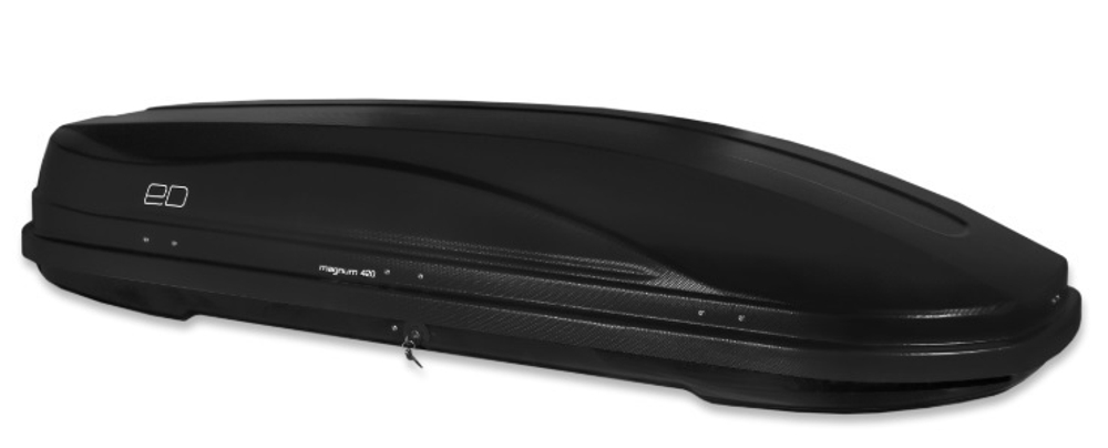 Автобокс Евродеталь Магнум 420 (чёрный карбон) быстросъём 199х74х42 [ED5-050B]