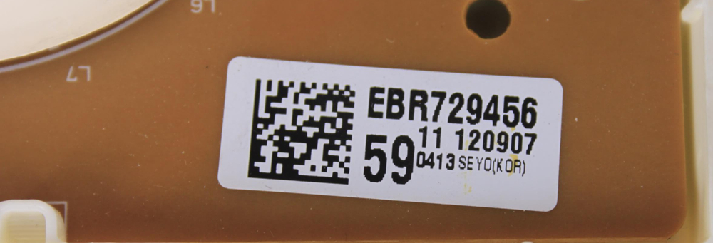 Модуль управления стиральной машины LG EBR738103