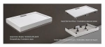 Душевой поддон Weltwasser WW TRS STONE BL 120x90 10000004382 черный