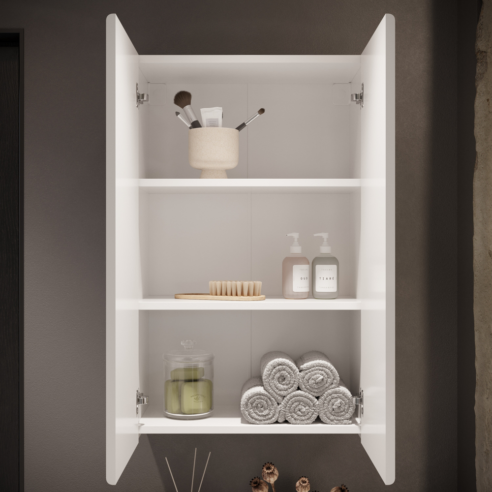 Шкаф над стиральной машиной DIWO Суздаль 50 подвесной, белый