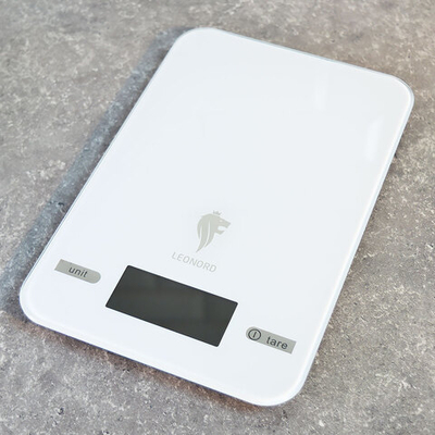 Весы кухонные электронные Leonord LE-17703, до 10кг, цвет белый