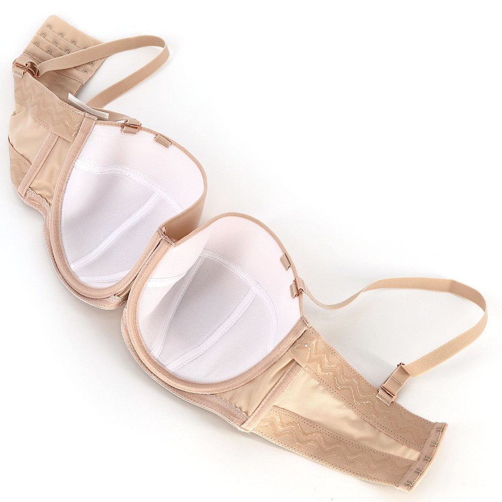 Бюстгальтер-балконет с гладкими чашками без отделки (Размер: 70E) (Цвет: черный)