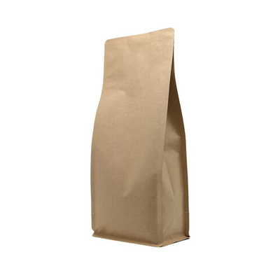Пакет для кофе 1 кг (Квадропак — коричневый крафт)