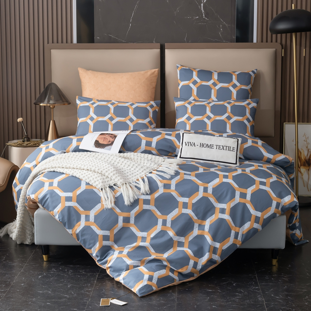 Комплект постельного белья Делюкс Сатин 100% хлопок L458