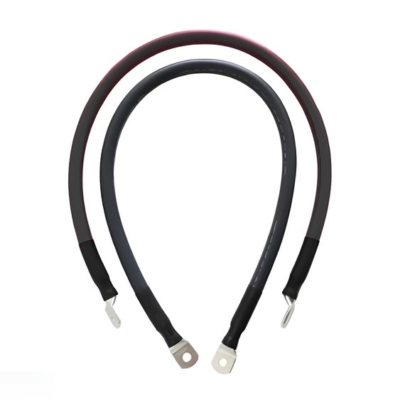 Силовой кабель 25 мм от Инвертора до АКБ под болт М8/М8 2500мм, фото №2607962377