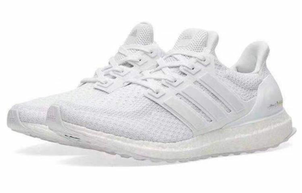 Кроссовки Adidas Ultraboost 2.0 Triple White J (Женская размерная сетка)