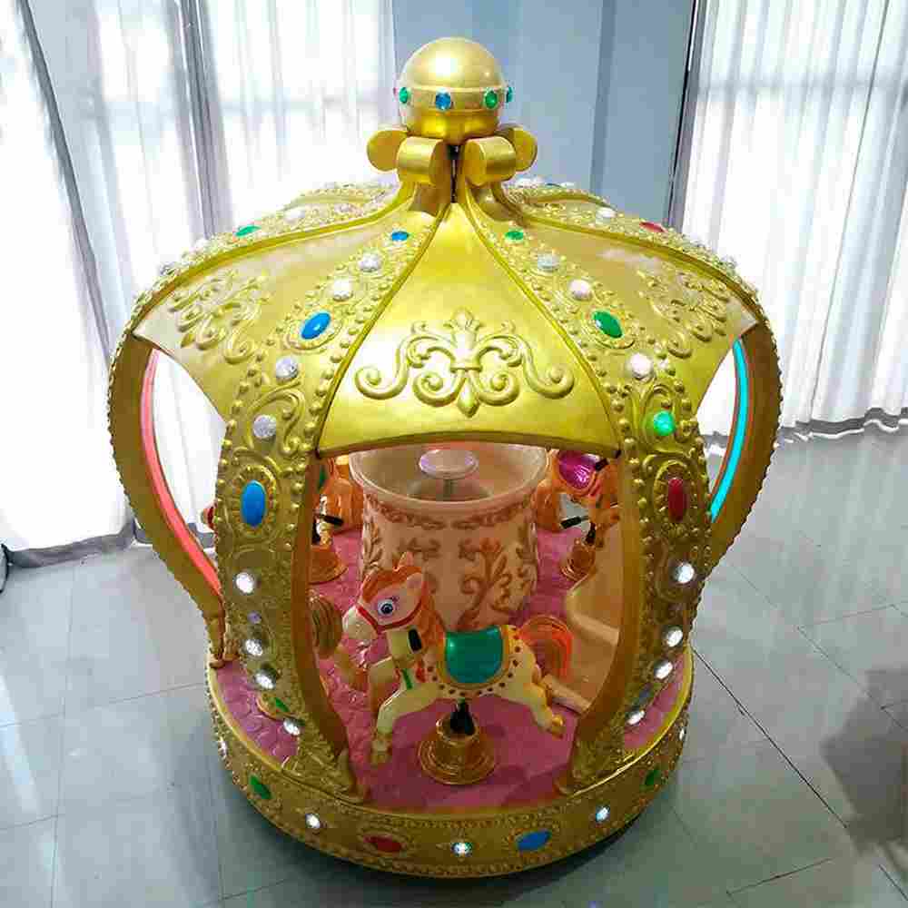 Детская электрическая карусель «Золотая корона», 8 мест