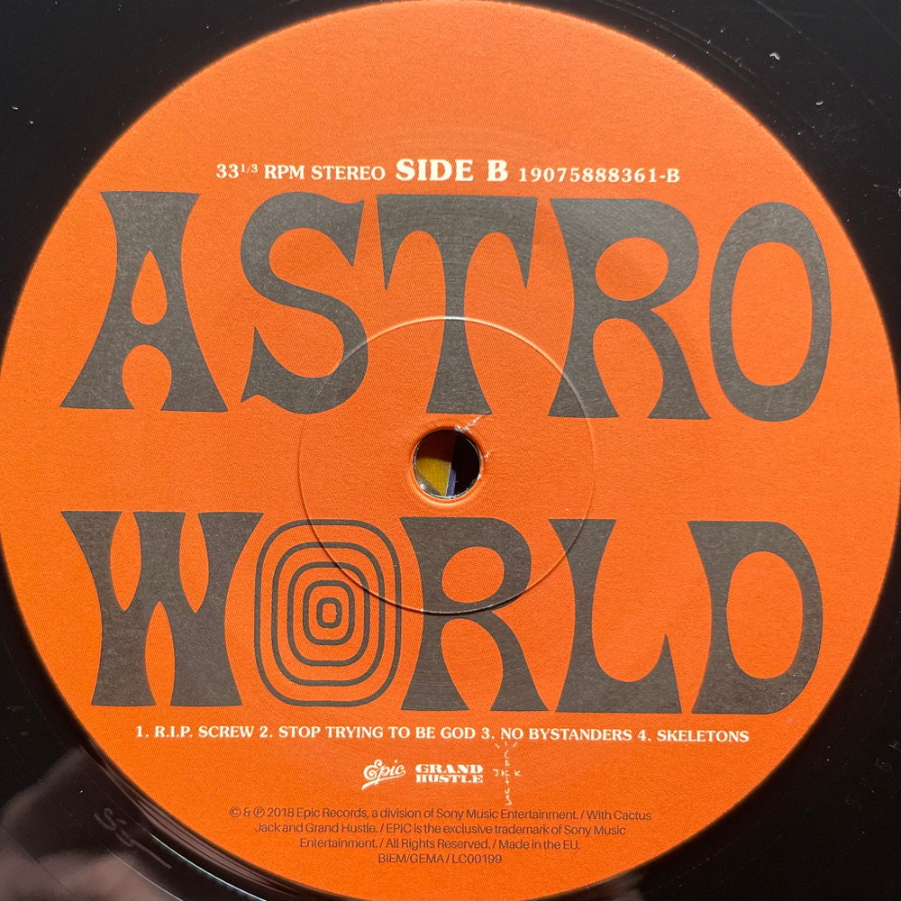Travis Scott – Astroworld 2LP (Европа 2018г.)