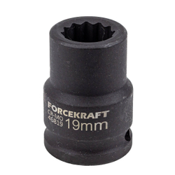 Головка ударная 19мм 3/4''12гр. FORCEKRAFT FK-46819