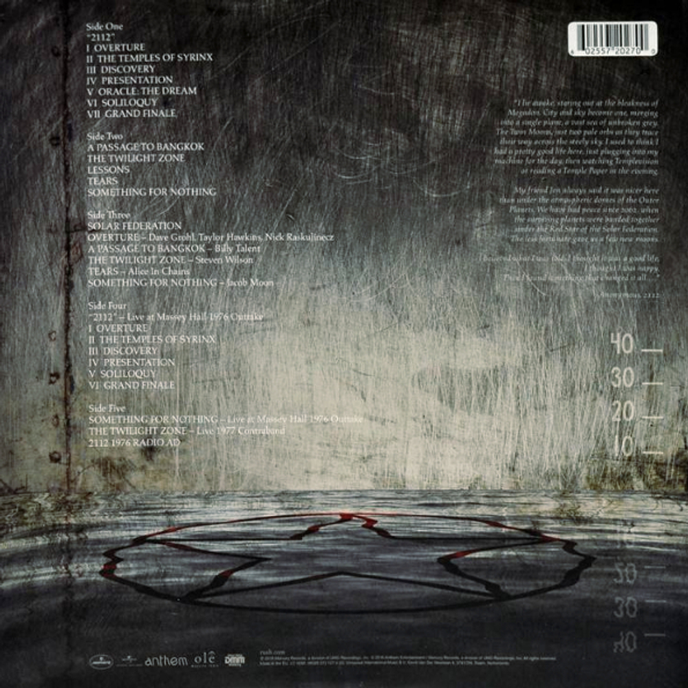 Rush / 2112 (40th Anniversary Edition)(3LP)