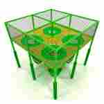 Верёвочный лабиринт «Лесная тайна» 5×5×5 м