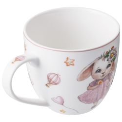 НАБОР ПОСУДЫ LEFARD "МОЯ ЗАЙКА" 3 ПР.: САЛАТНИК 13*6,5 СМ 580 МЛ, ТАРЕЛКА 19,5*2 СМ, КРУЖКА 270 МЛ