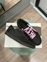 В наличии, Кроссовки Travis Scott x Air Jordan 1 Low OG SP Velvet Brown, 41 EU