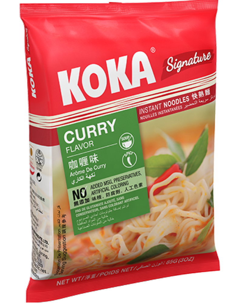 Лапша быстрого приготовления KOKA Signature Карри, 85 г, 6 шт
