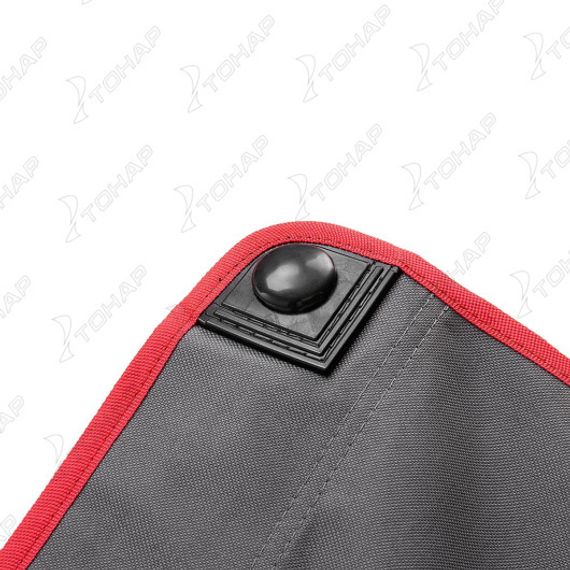 Стул складной серый/красный (N-96801-GR) NISUS (пр-во Тонар) (0)