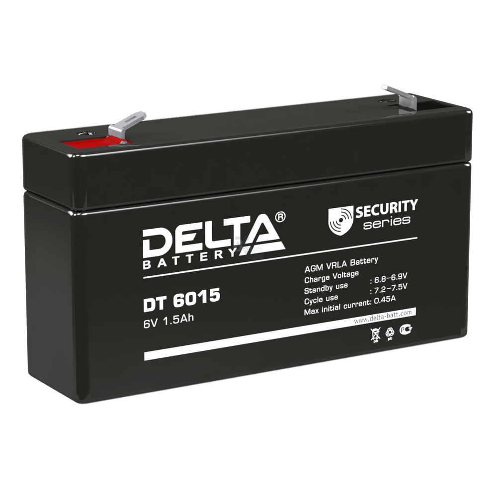 Аккумулятор Delta DT 6015 (AGM)