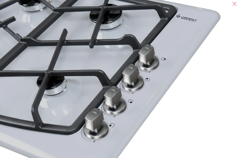 Поверхность варочная  Гефест СГ СН 1211  К6 (серая эмаль, газ/к, 59*51)