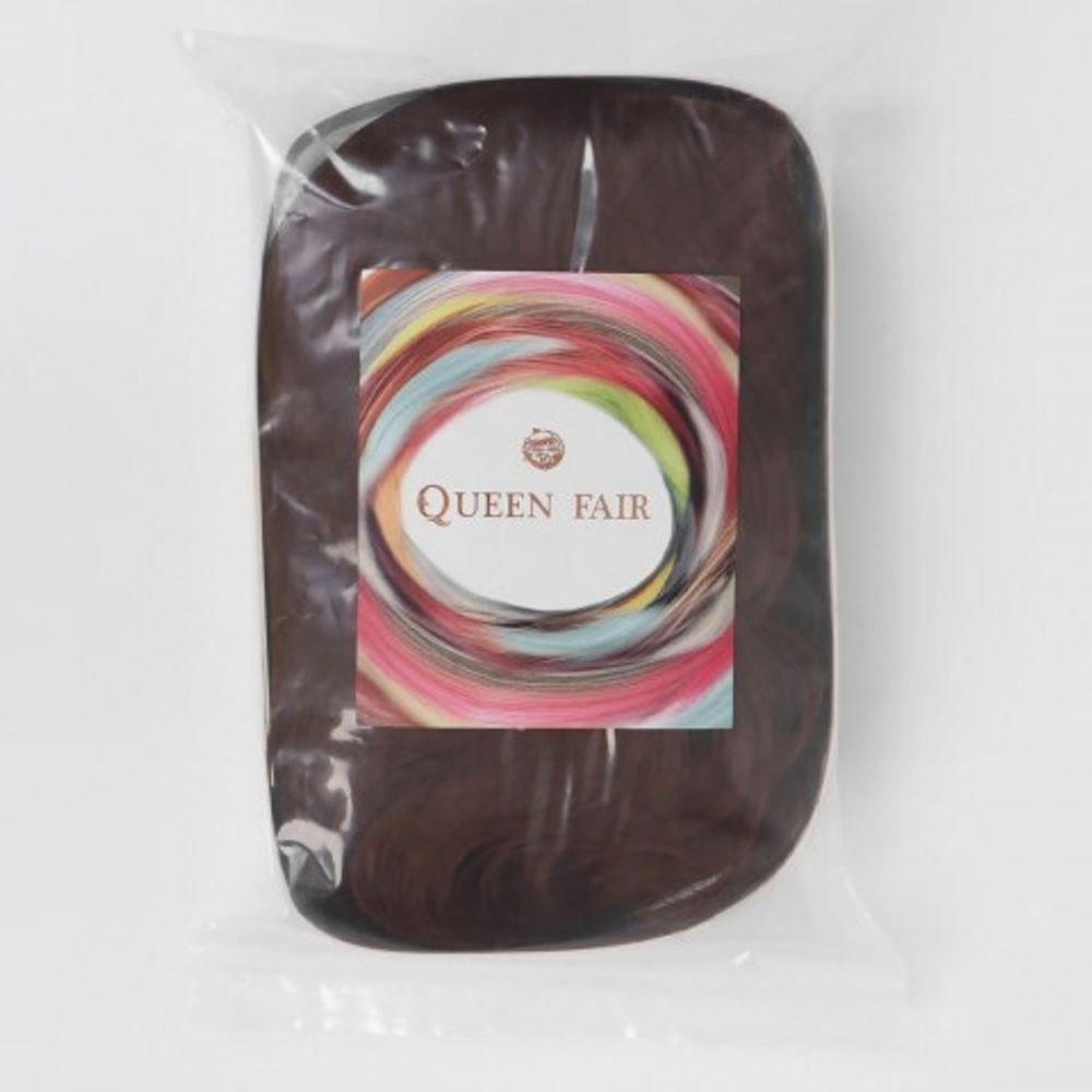 Парик искусственный, имитация кожи, 60 см, 160 гр, цвет рыжий