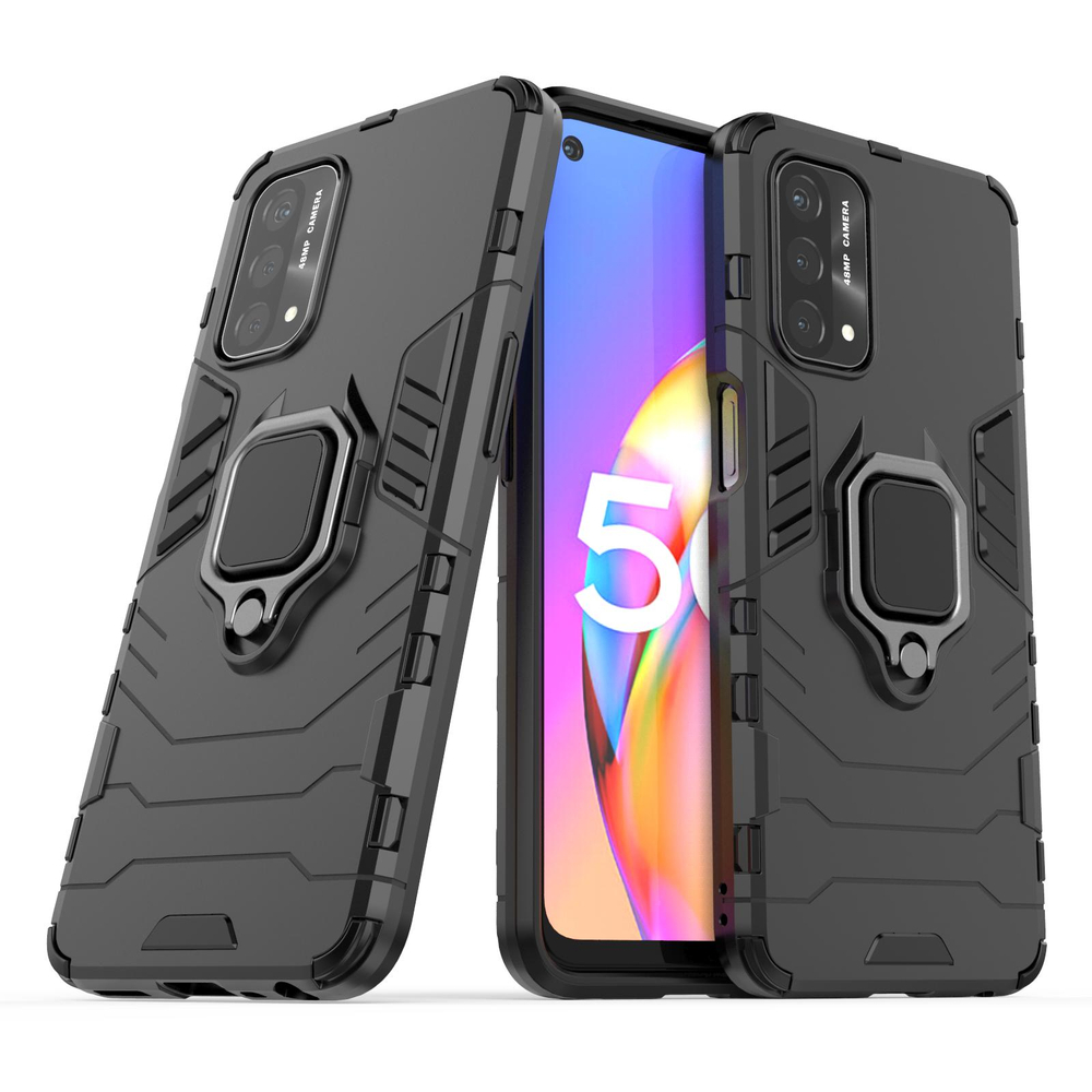 Противоударный чехол с кольцом Panther Case для OPPO A93 5G