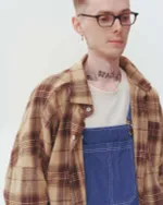 Купить Рубашка One Two Cowboy Shirt бежевая Рубашка One Two Cowboy Shirt бежевая