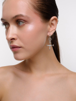 Серьги "Pin" Silver