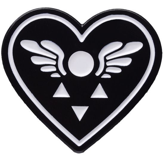 Значок металлический Андертейл - Дельтарун, р-р 2,7х3см