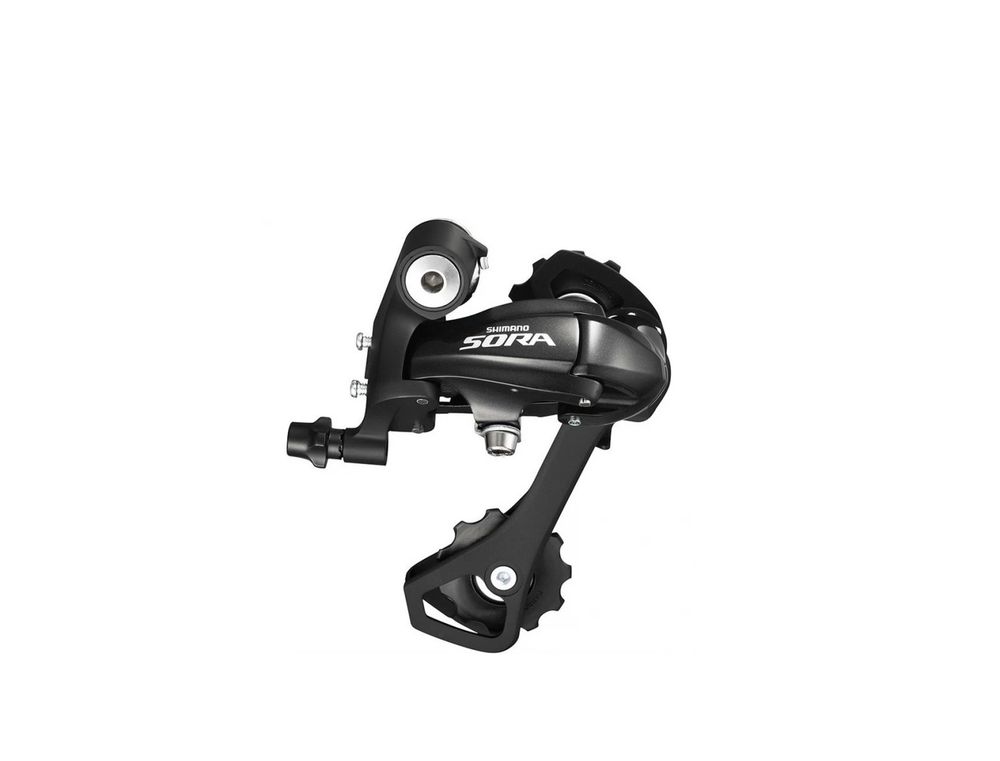 Переключатель задний Shimano Sora, R3000, GS, 9 скоростей, крепление на болт, черный OEM