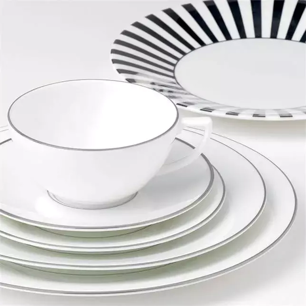 Wedgwood - Джаспер Конран Платиновый обеденный сервиз на 2 персоны / артикул   50161609540 + 50161609593  / GTIN