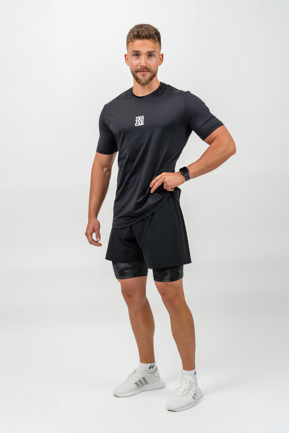 Футболка SHORT-SLEEVE SPORTS T-SHIRT RESISTANCE 348 Черная