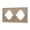 Рамка пластиковая FRM-TENDO-PL-2-GD Arlight 053842