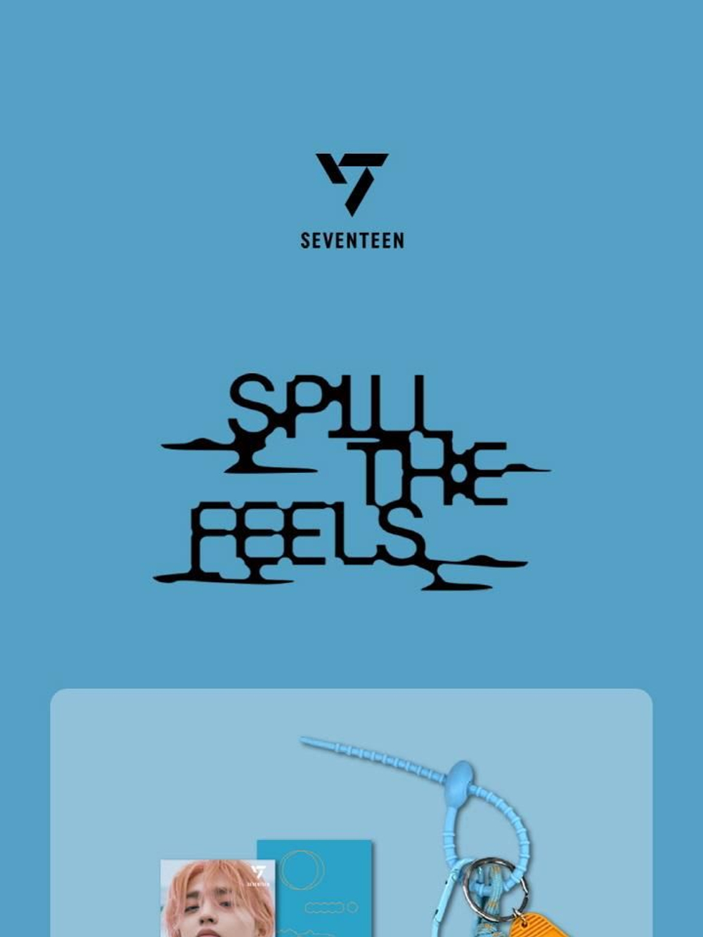 товары SEVENTEEN - SPILL THE FEELS OFFICIAL MD LENTICULAR MINI CARD & CARD HOLDER