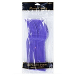 Вилка пласт New Purple 20шт